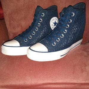 converse hidden wedge trainers